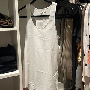 Nordstrom Frenchi Sheer white top blouse